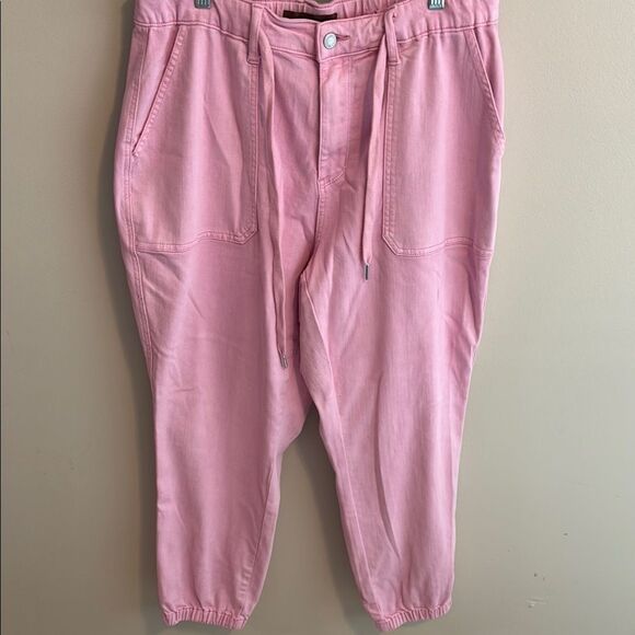 Judy Blue pink Jean joggers size 14w - Picture 1 of 6